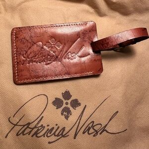 Patricia Nash Bagagli Luggage Tag: Signature Map Print - NWOT